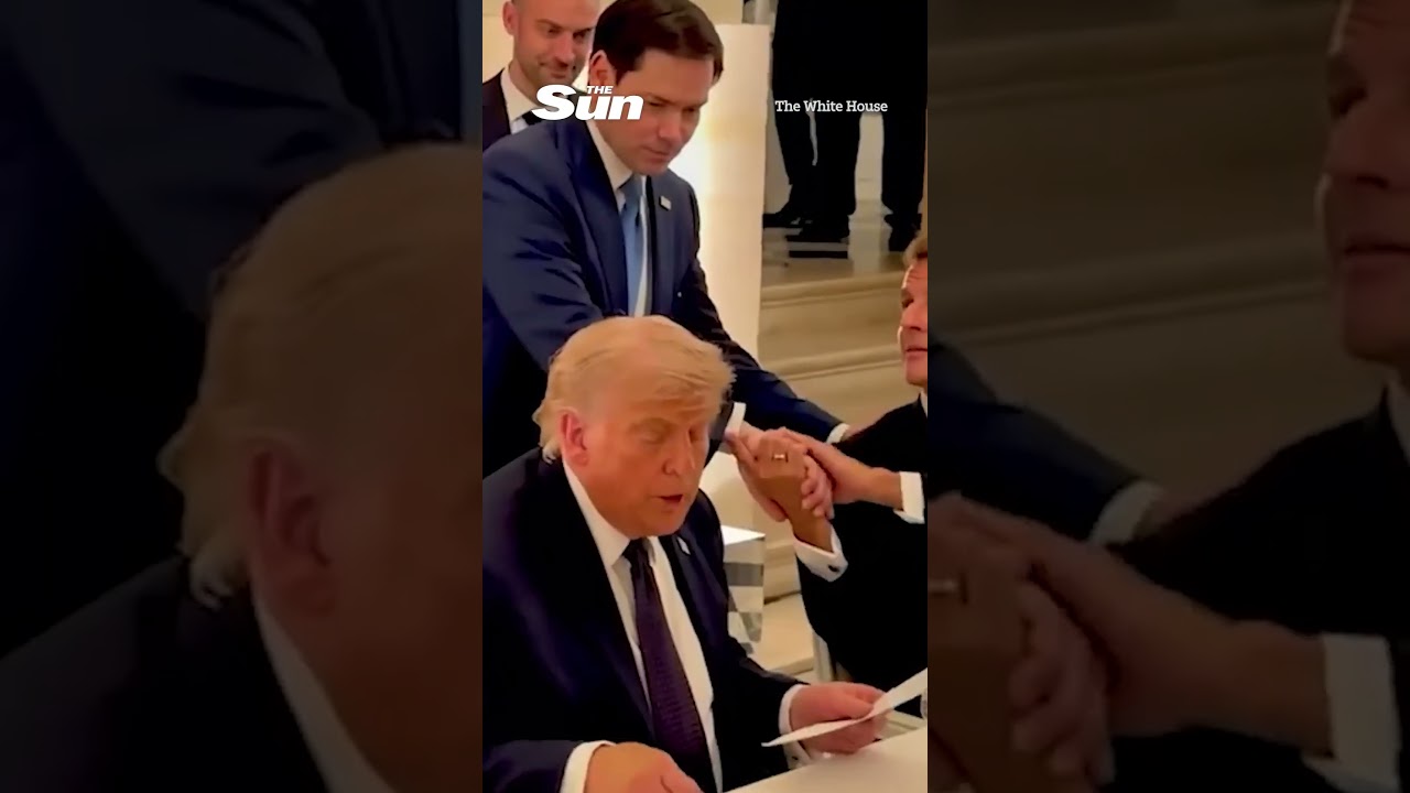 Donald Trump signs Iran deal & declares &lsquo;oil down, stocks up&rsquo;