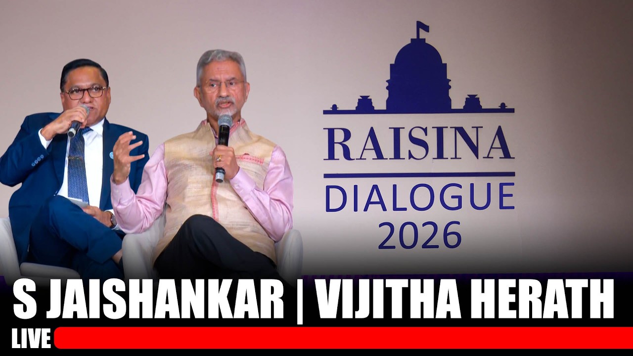 LIVE: Raisina Dialogue 2026 |  Future of the Indian Ocean| S Jaishankar | Vijitha Herath