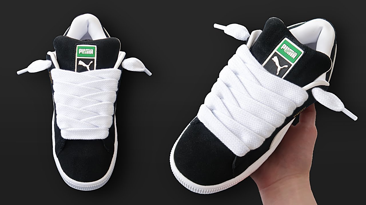 HOW TO LACE PUMA SUEDE XL |  LOOSE LACE TUTORIAL