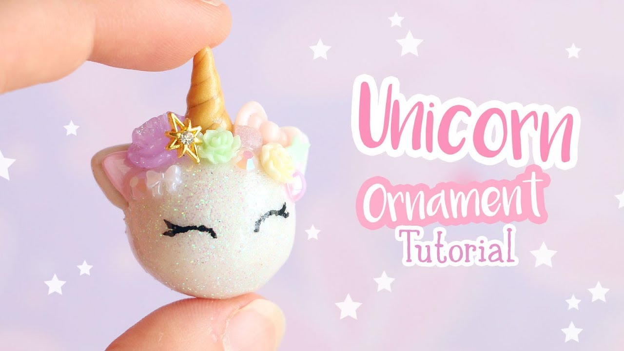 DIY Pastel Unicorn Ornament│Polymer Clay Tutorial