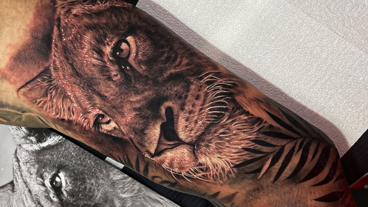 ТАТУИРОВКА ЛЬВИЦЫ - ТАТУИРОВКА С ИЗОБРАЖЕНИЕМ ЛЬВИЦЫ