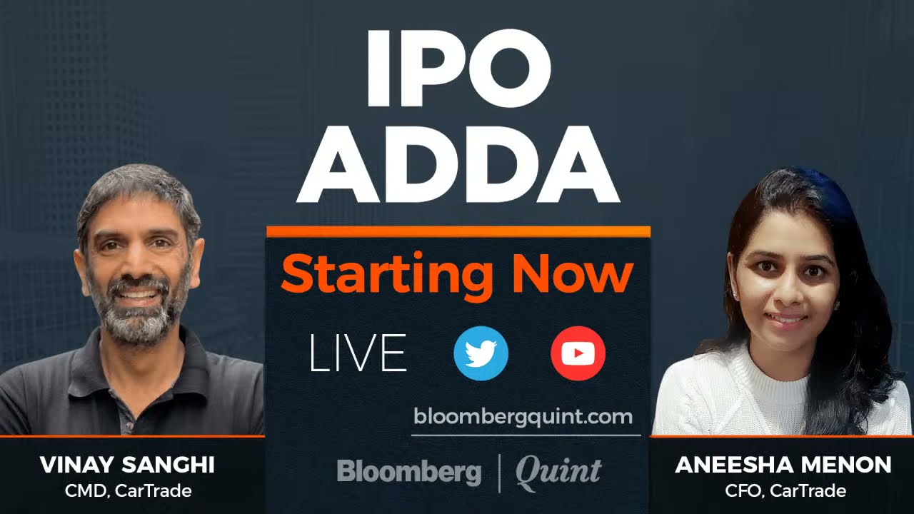 IPO Adda With CarTrade Tech's Vinay Sanghi & Aneesha Menon