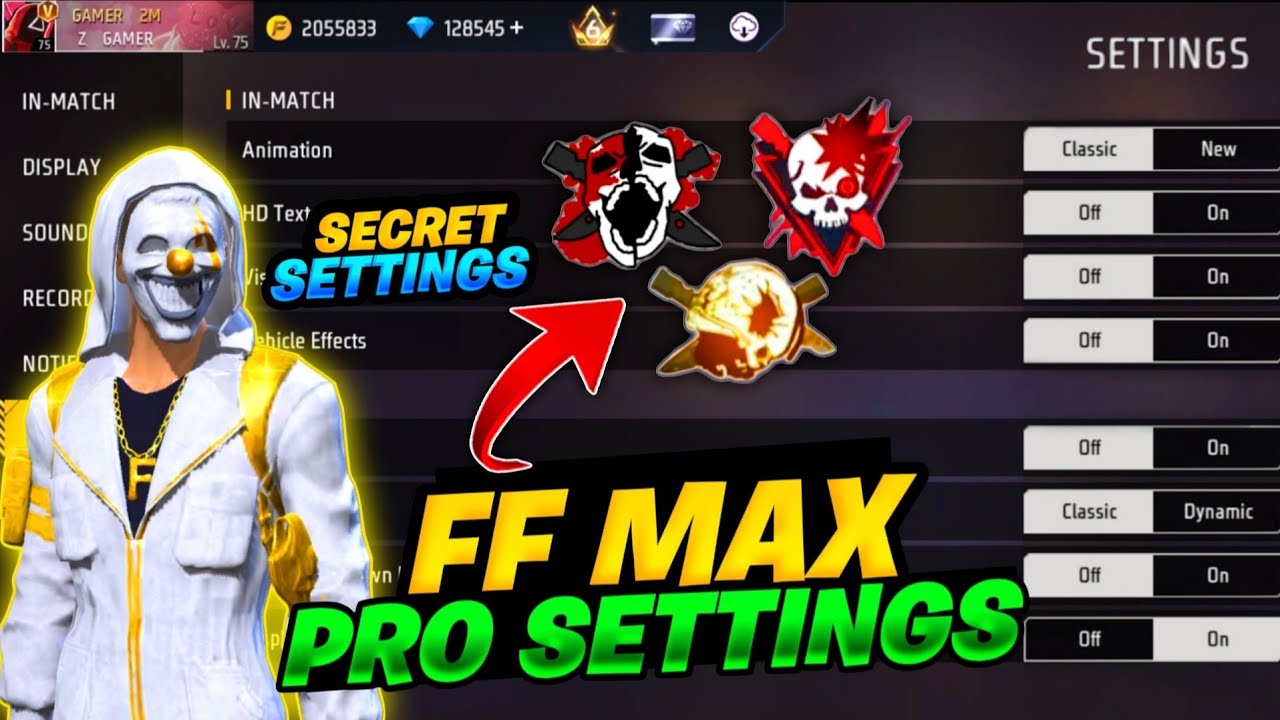 free fire max setting | ff max secret setting | free fire pro player settings | free fire setting