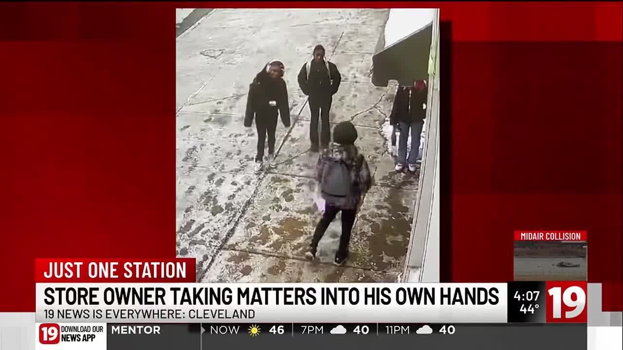 Cleveland store owner taking matters into his own hands