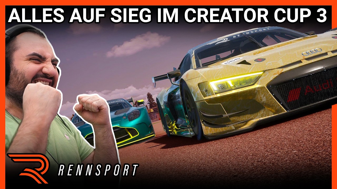 All for victory in the Creator Cup 3 racing series