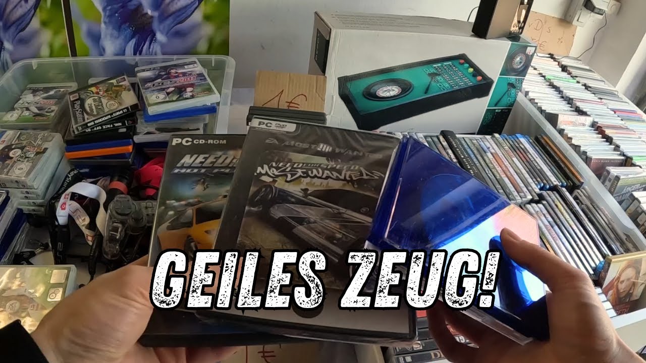 Seltene PlayStation Promo Games vom Trödelmarkt🤤 - Flohmarkt / Reselling Tour 👀