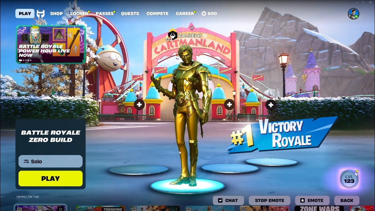 Fortnite Ascendant Midas Skin - Victory Royale Chapter 7 Season 1