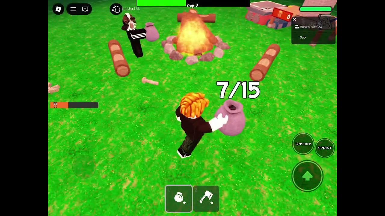 Roblox, but f i take a flashlight, I lose