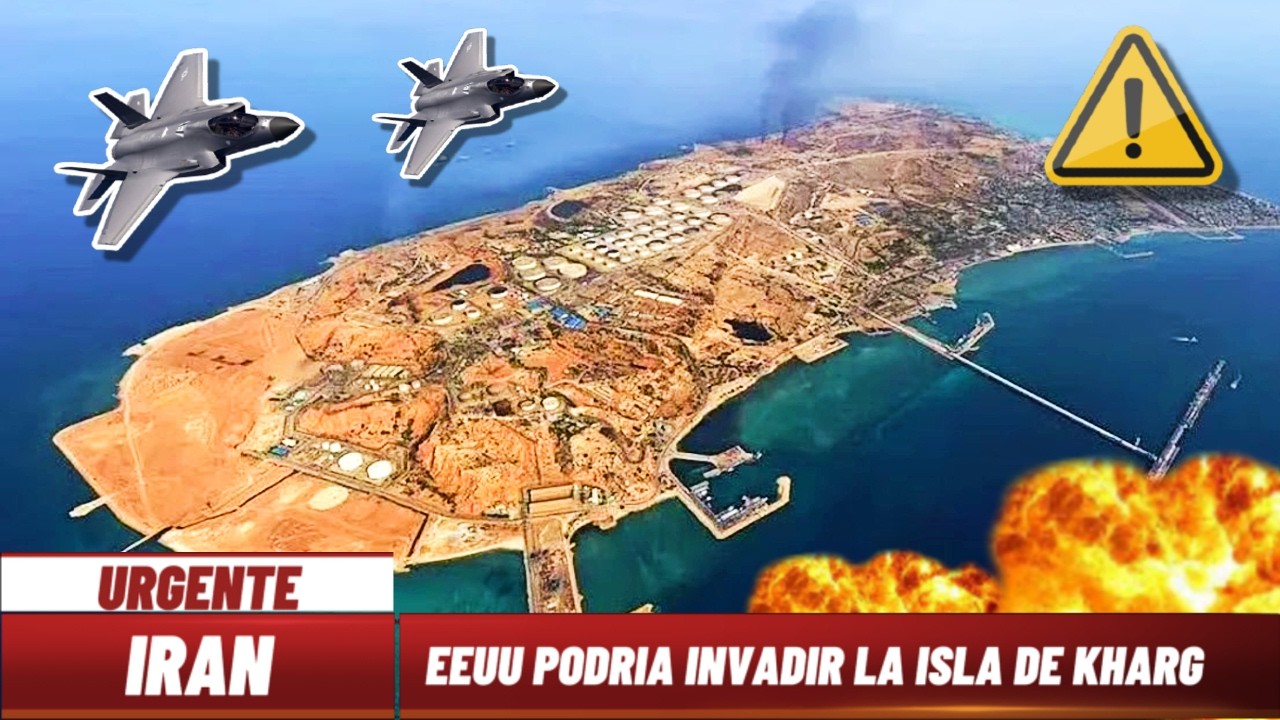 🚨EEUU EVALUA INVADIR Y OCUPAR LA ISLA DE KHARG DE IRAN ⚠️ &iquest;POR QUE ES TAN IMPORTANTE?