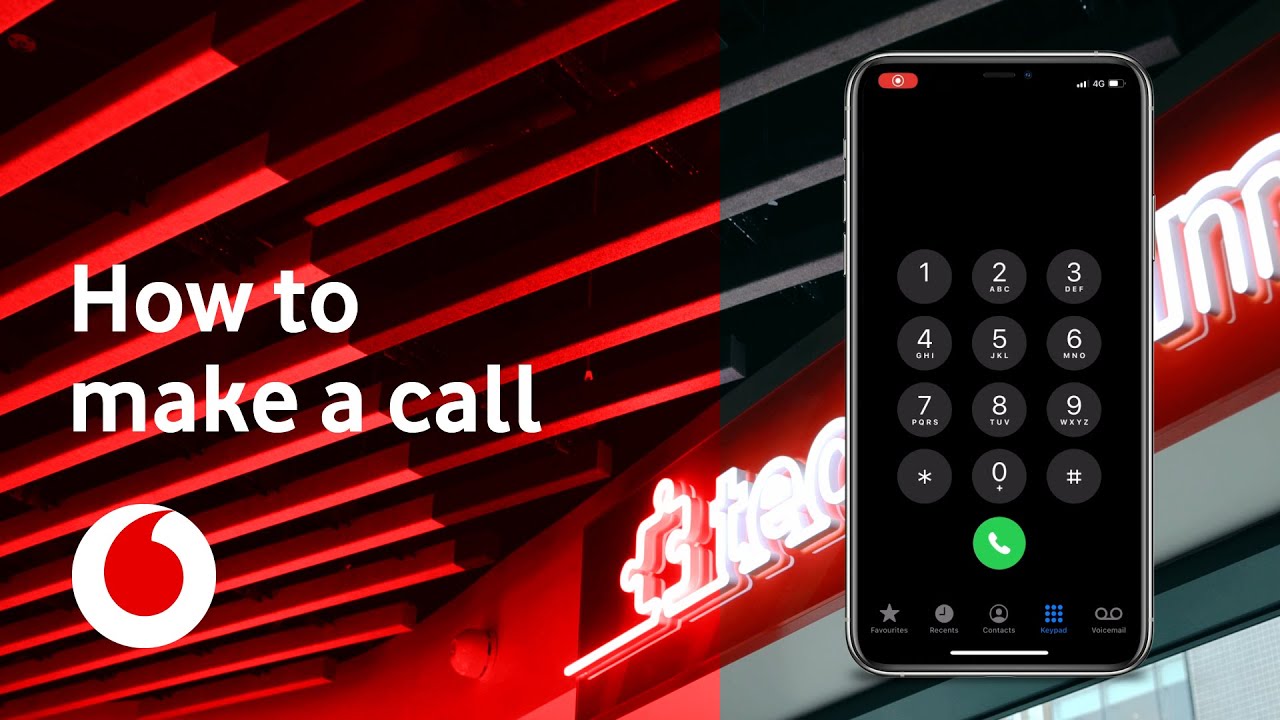 How to make a call | iOS iPhone | TechTeam | Vodafone UK
