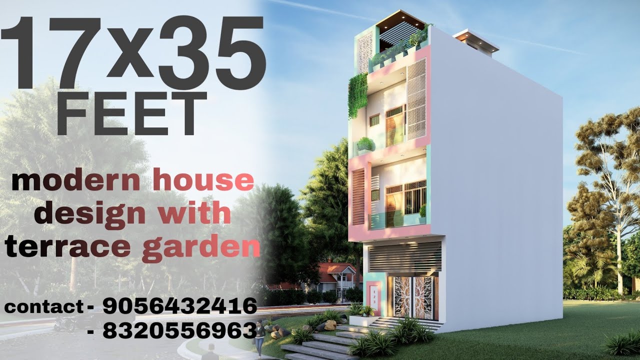 17'x35' SQ FT(66गज) best house plan छोटी जगह में बेस्ट 4BHK घर प्लान || HD walkthrough ||N&S designs
