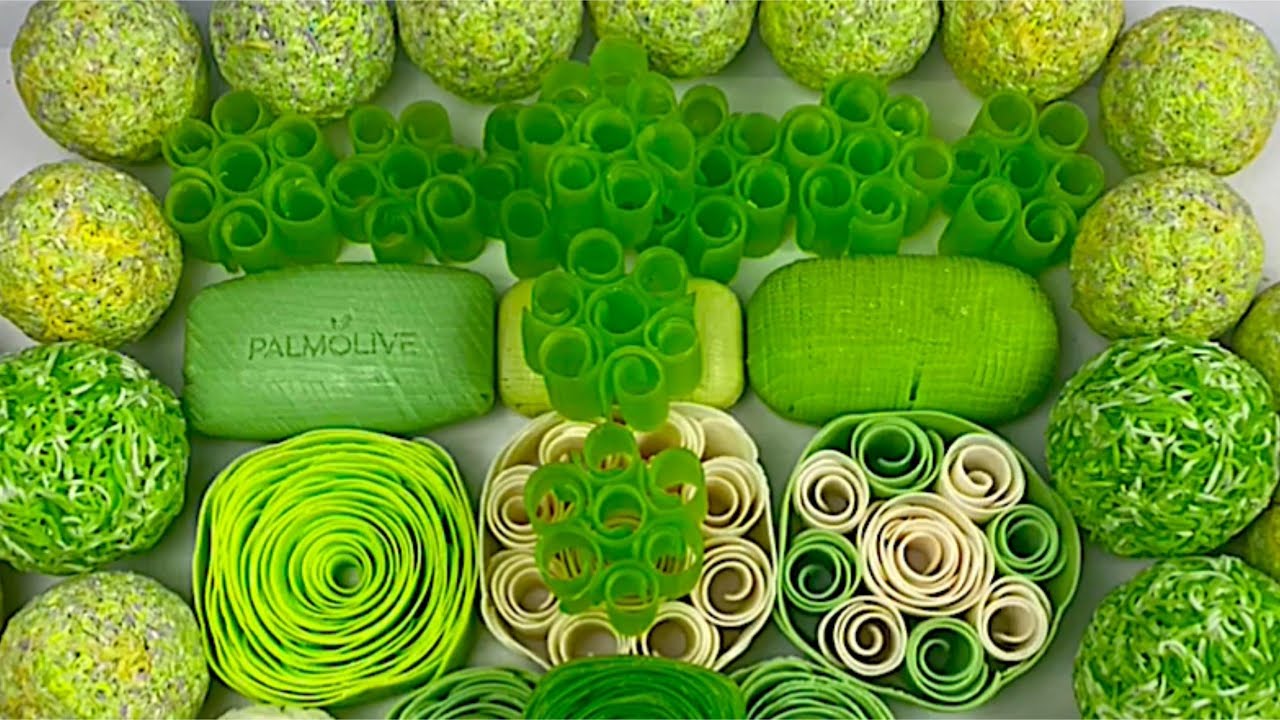 Cutting soap cubes. Crushing soap roses. Balls.