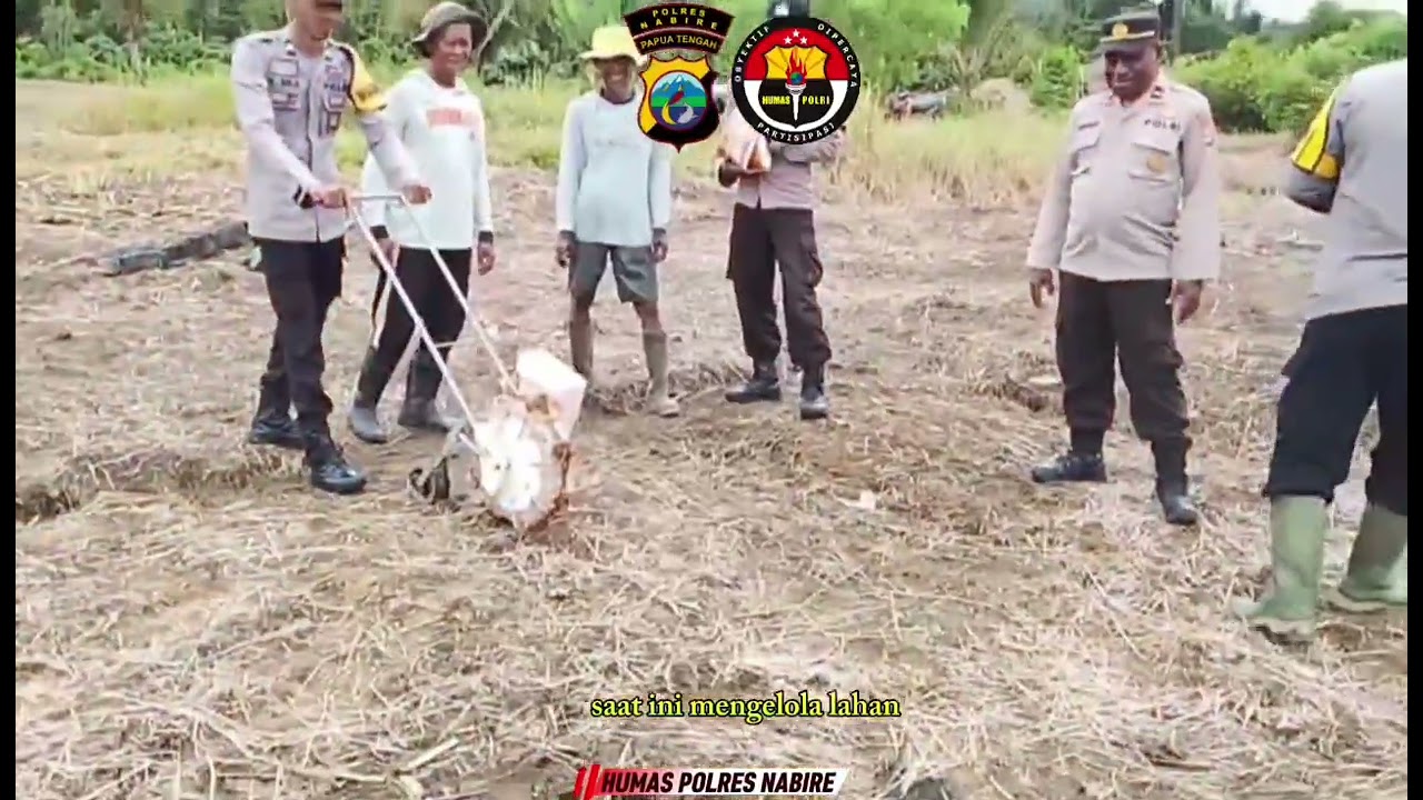 POLSEK MAKIMI LAKSANAKAN PENDAMPINGAN PENANAMAN JAGUNG DALAM RANGKA DUKUNG KETAHANAN PANGAN NASIONAL