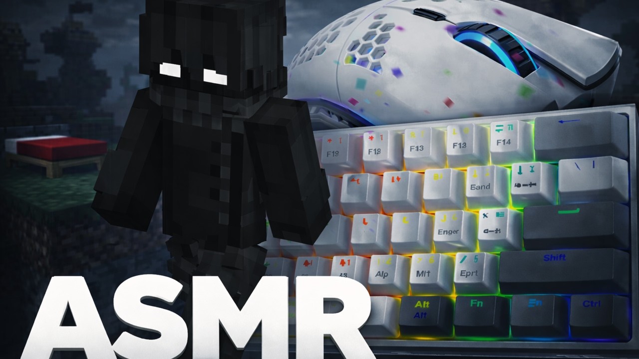 BedWars ASMR keyboard and Mouse Sounds {Road to 100✭}