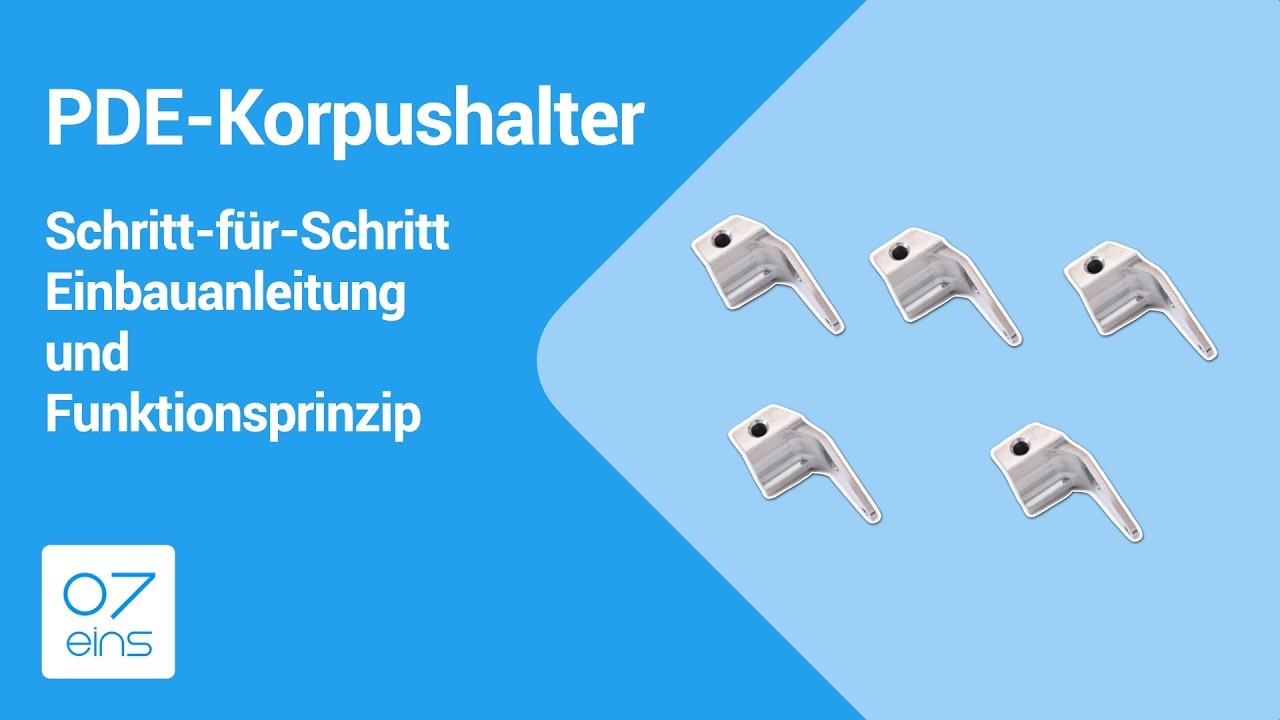 PDE Korpushalter: Einbauleitfaden Pumpe-Düse-Korpushalter (PDE Reparaturhalter)