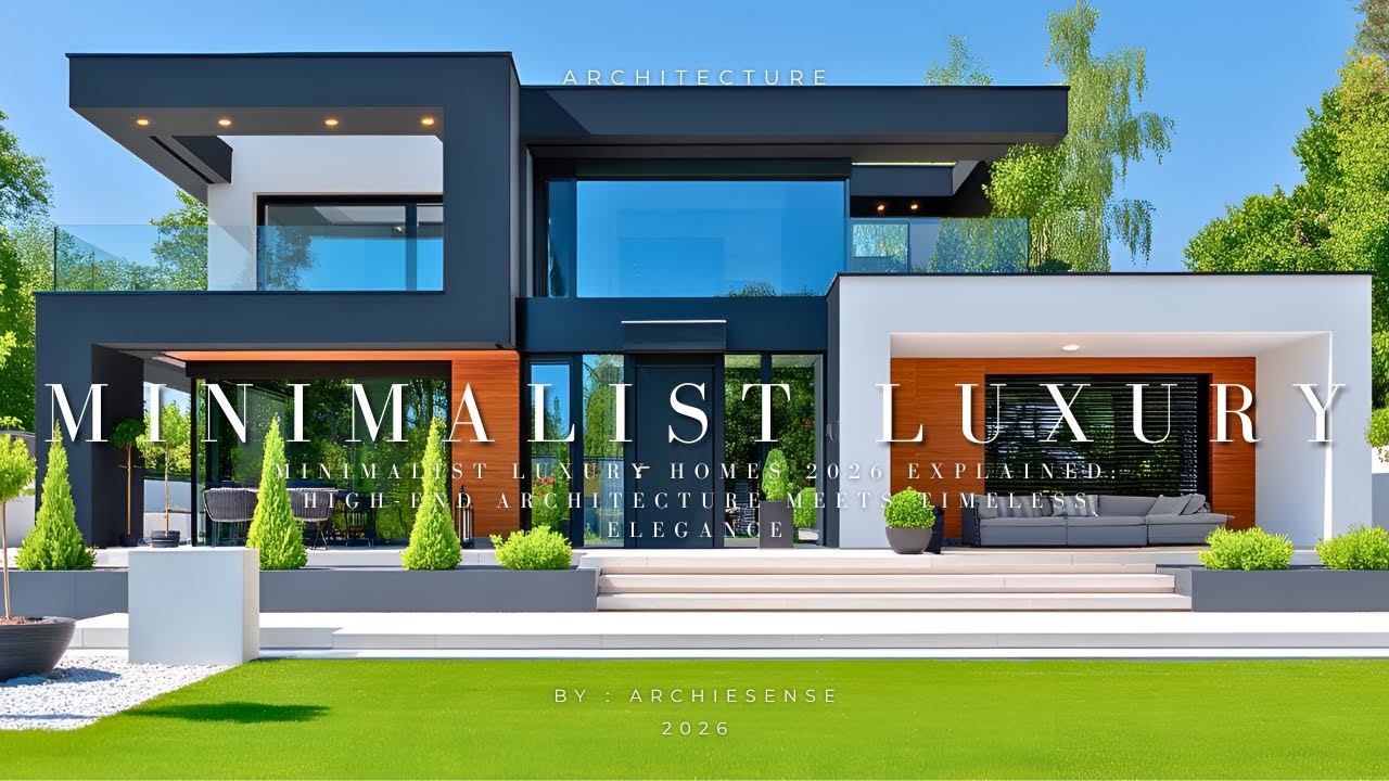 Top Minimalist Luxury Homes Trends 2026 for Concept Prestige Living Architecture