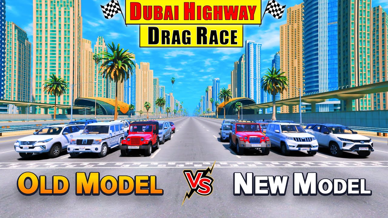 GTA 5 : NEW INDIAN CARS VS OLD INDIAN CARS DUBAI CITY HIGHWAY TOP SPEED TEST + DRAG RACE
