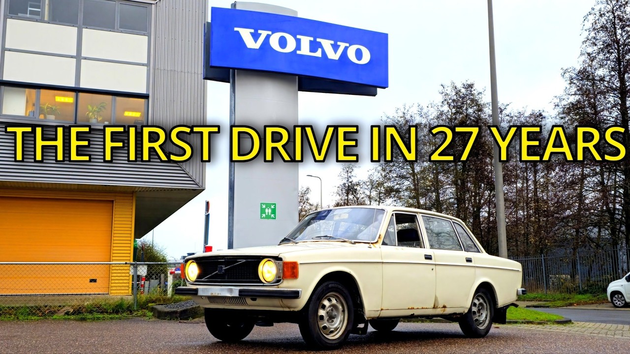 Этот классический Volvo снова на ходу спустя 27 лет, проведённых в транспортном контейнере.