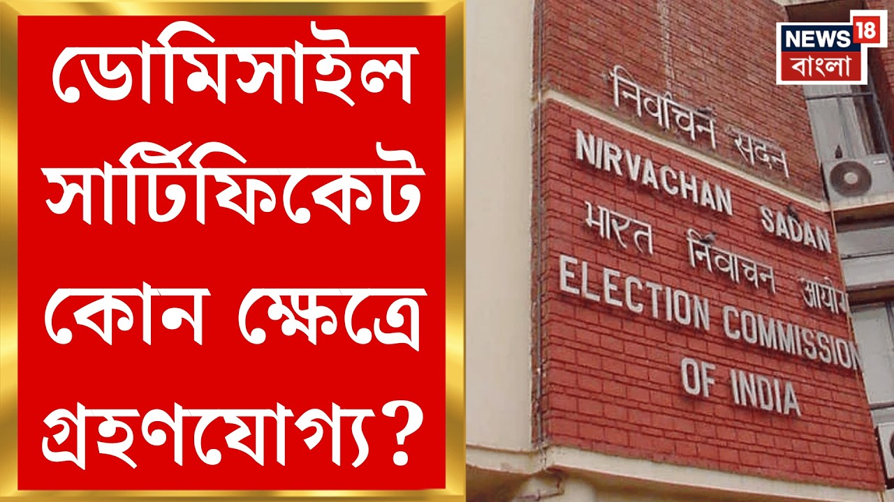 West Bengal SIR News| ডোমিসাইল সার্টিফিকেট নিয়ে নয়া আপডেট! কী জানাল CEO দফতর? | Bangla News