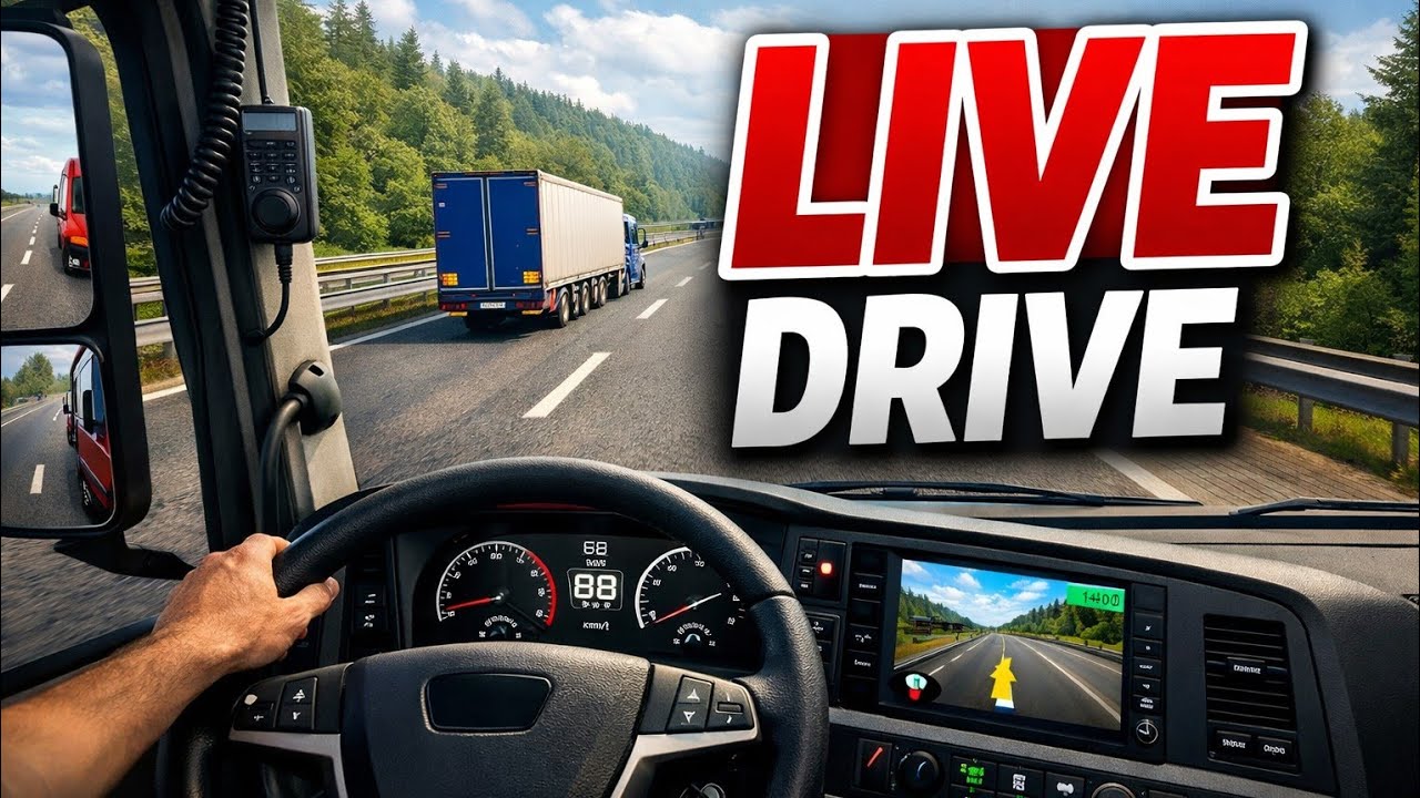 LIVE | Truckers of Europe 3 – Long Haul Drive + Chat