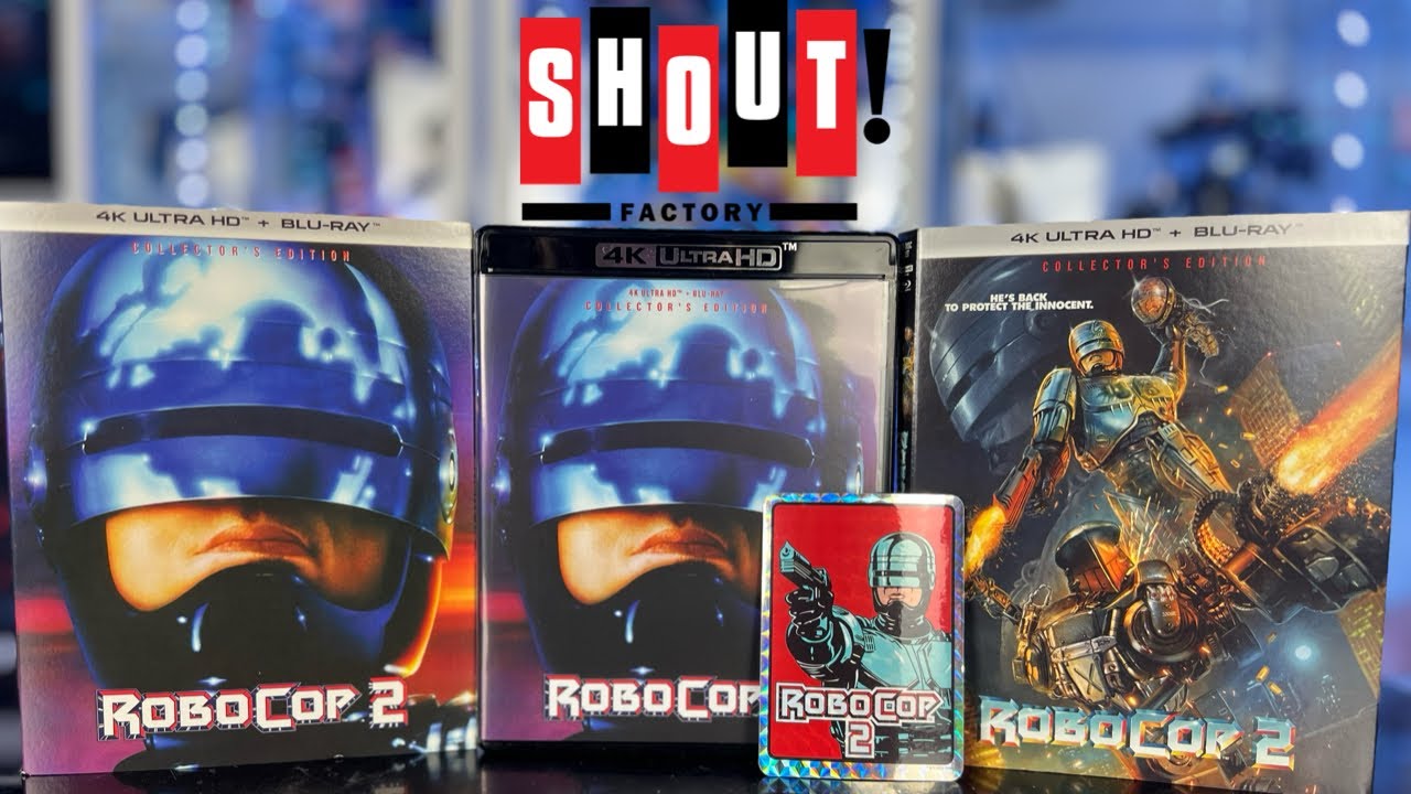 Распаковка коллекционного издания Shout Factory Robocop 2 4K