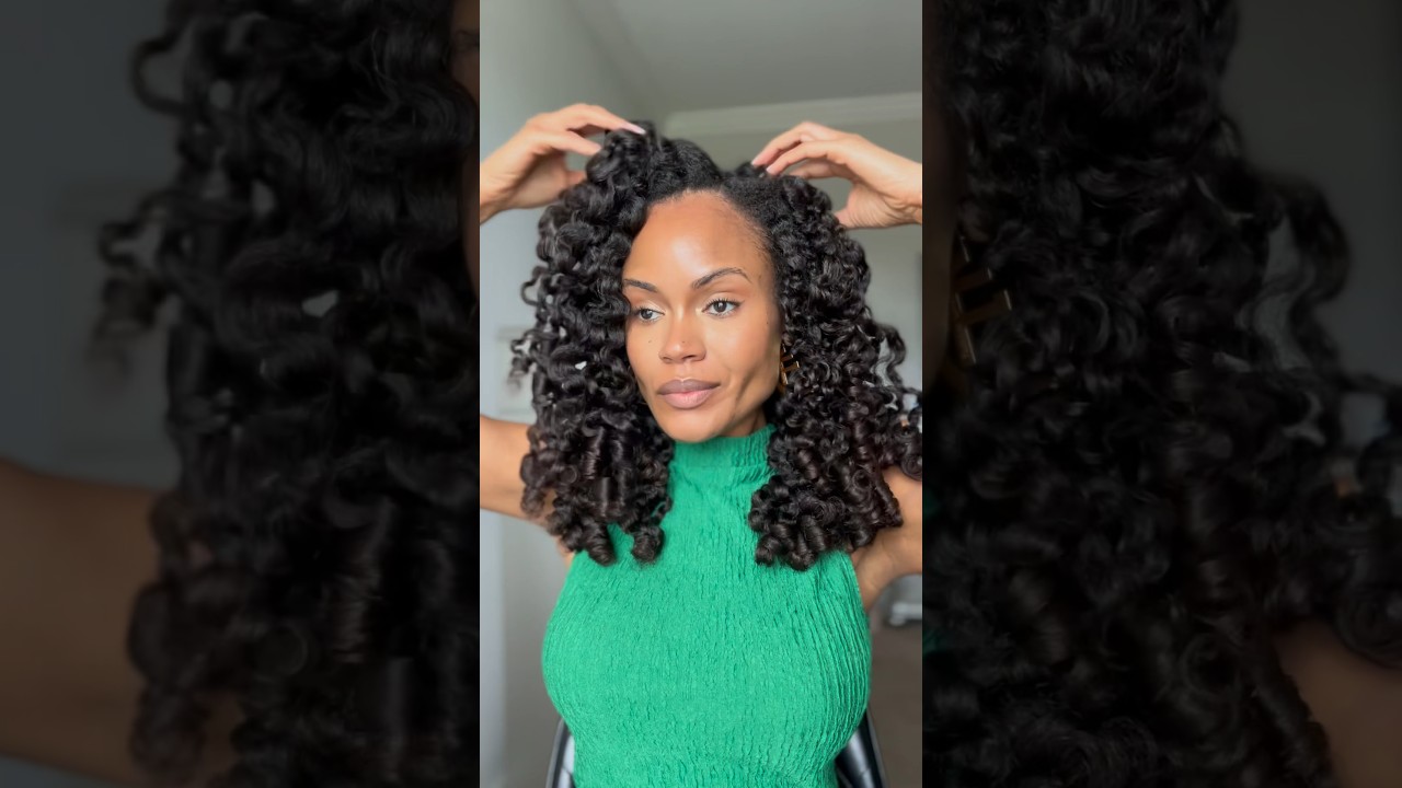 Chunky Twist Out Results #naturalhair #shorts #naturalhairstyles