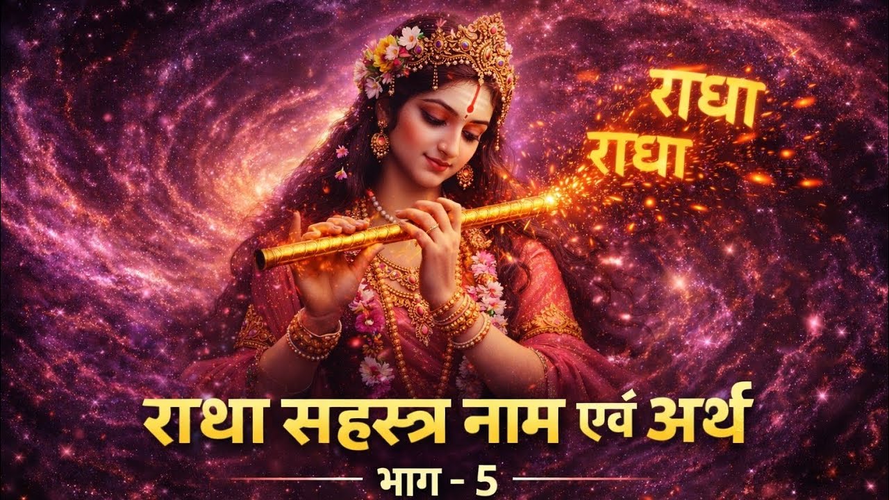 सुनो राधा सहस्त्र नाम भाग 5 | मनोकामना पूर्ण भक्ति पाठ #radheradhe #radha