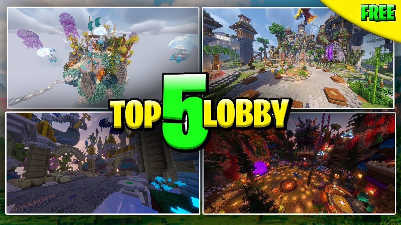 Top 5 Minecraft Lobby | Best 5 Free Lobby Download | Minecraft Free Lobby | 2025