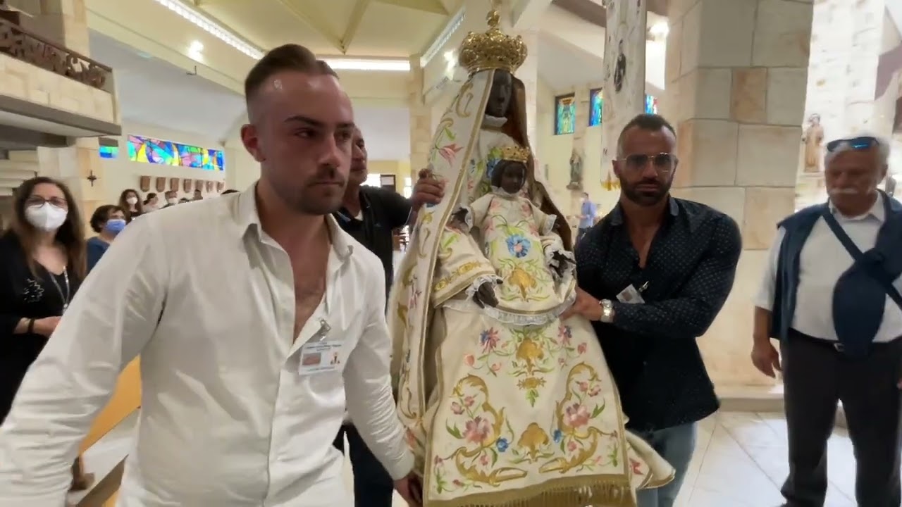 Con gioia abbiamo accolto la Madonna Incoronata.