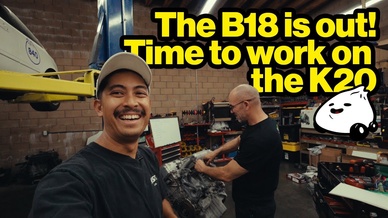 The B18 is out and the K20 gets the Hybrid Racing treatment // the bao project!