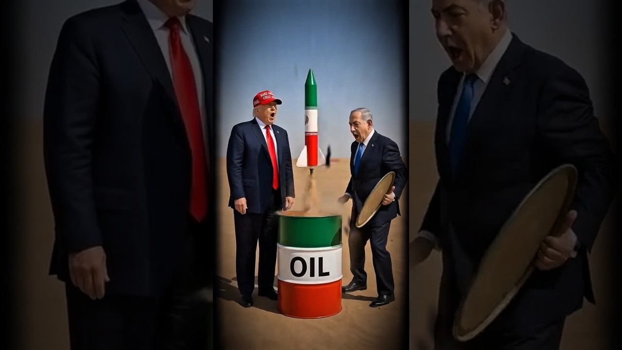 Trump Funny Reaction on Iran vs Israel vs America War 😂 | AI Funny Video#trendingnow #iranisraelwar