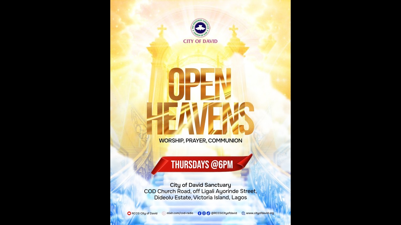 Open Heavens Service || 12th March 2026 || 6pm WAT