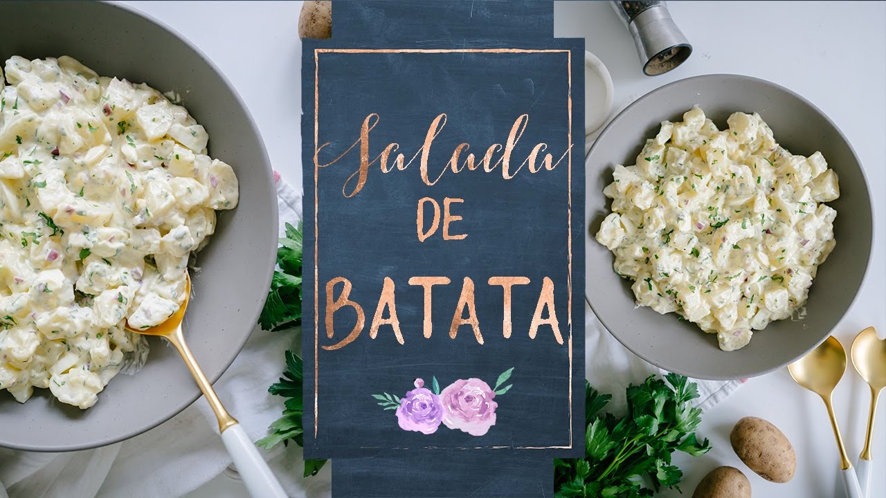 SALADA DE BATATA com maionese caseira