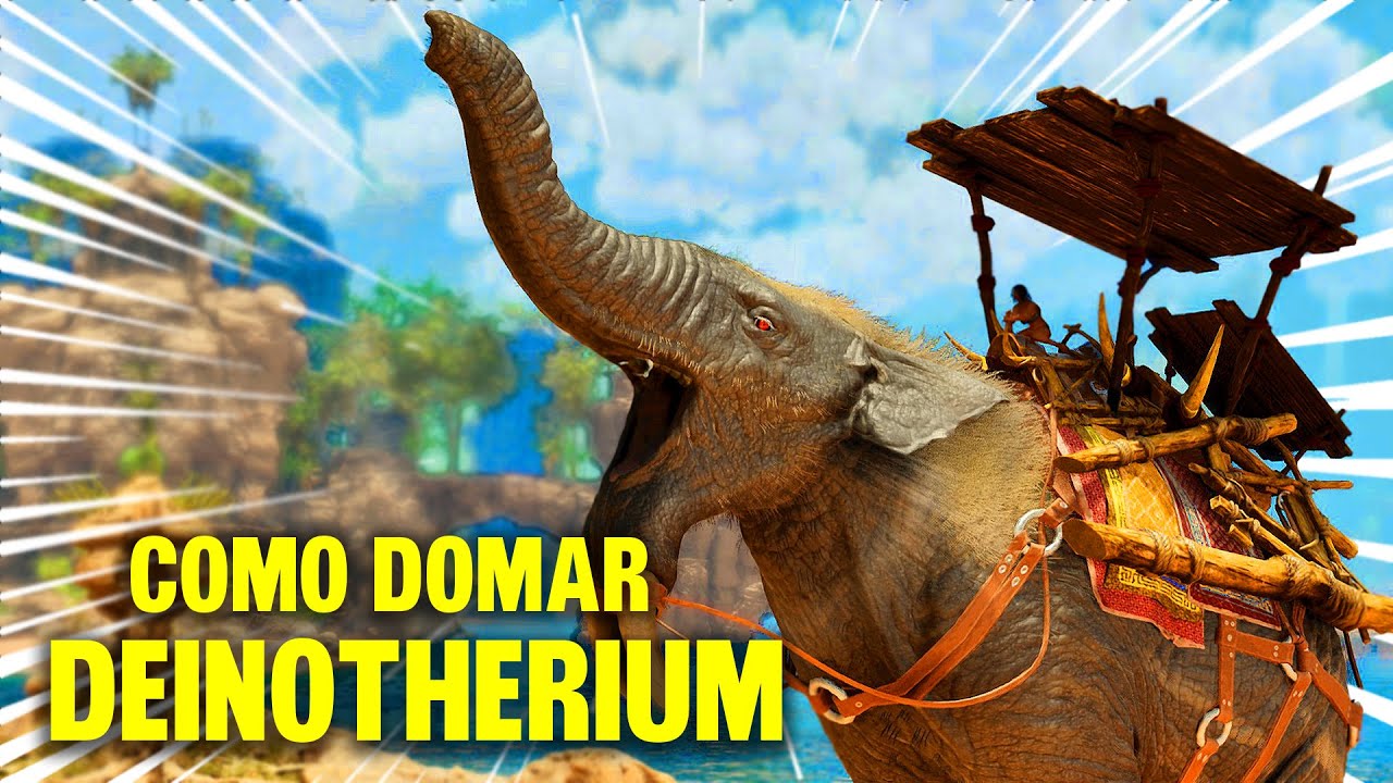 COMO DOMAR FÁCIL O DEINOTHERIUM E TODAS SUAS HABILIDADES!!! ARK: SURVIVAL ASCENDED