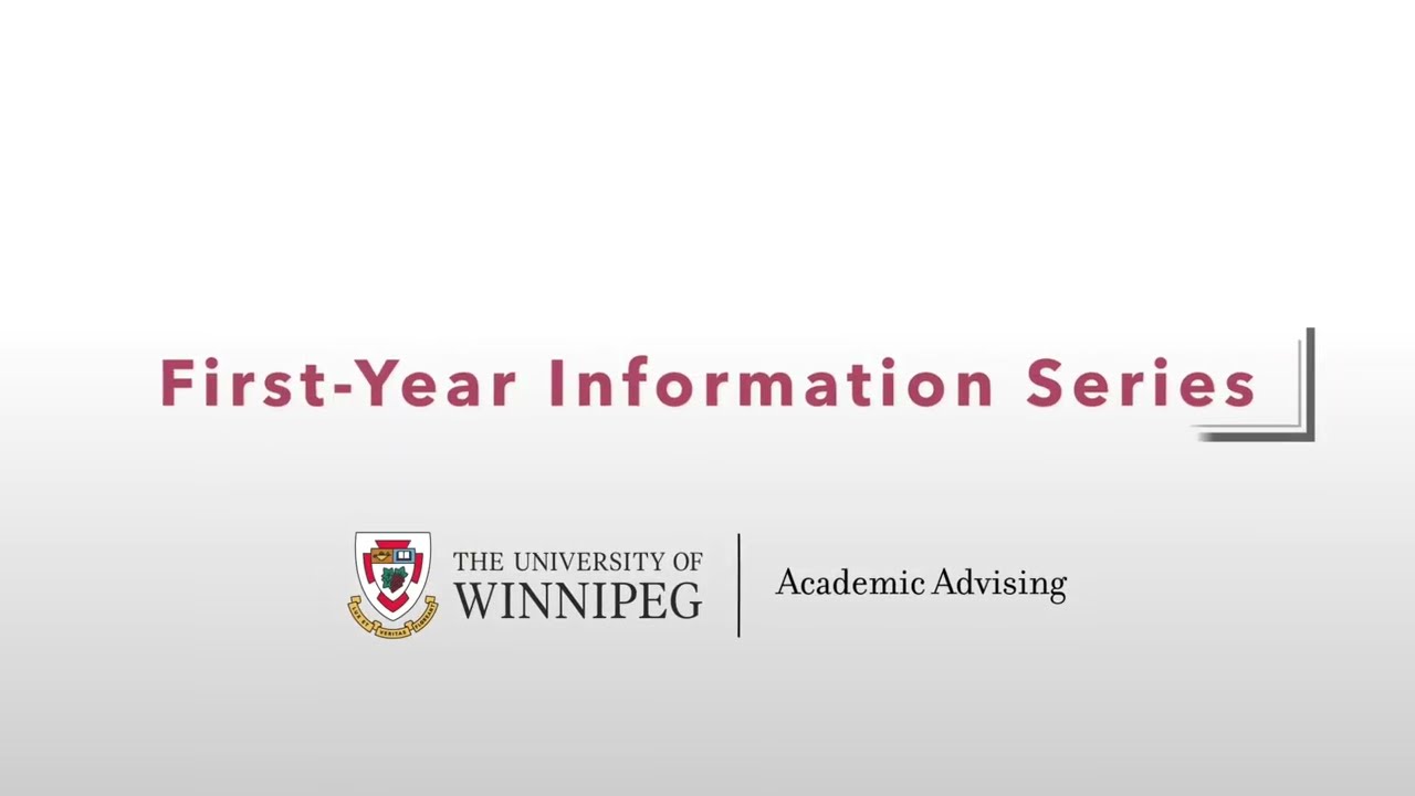 UWinnipeg First-Year Information Video Series: #5 Course Descriptions