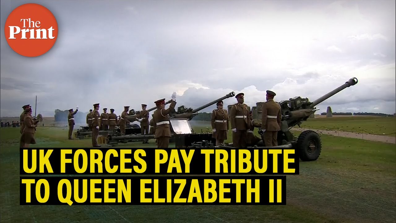 UK: Gun salute of 96 rounds to mark each year of Queen Elizabeth II's life