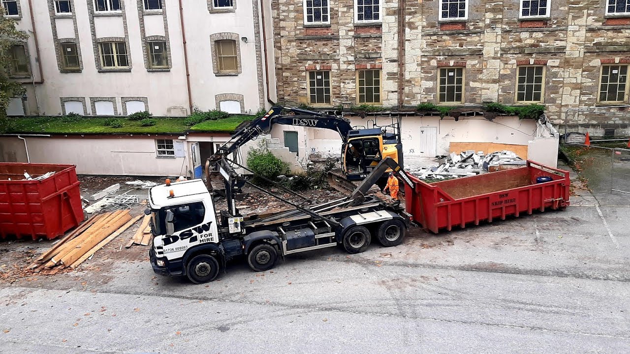 Right roof Removal PT2 - Truro Methodist Office Demo #3 #Demolition 