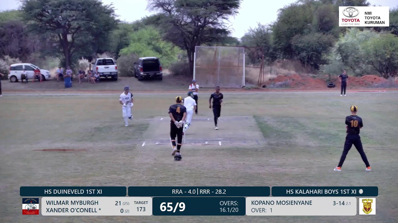 Cricket: HS Kalahari vs HS Duineveld - NMI Toyota Kuruman Toernooi - Kalahari B-Veld