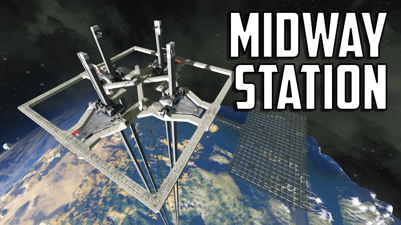 Space Engineers - S2E61 'Starting Construction Of Midway Station'