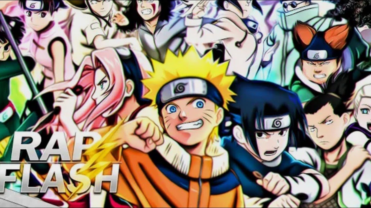 alguns dos 12 gennins de Konoha reagindo aos raps dos 12 gennins de konoha A FORÇA DOS 12 GENNINS