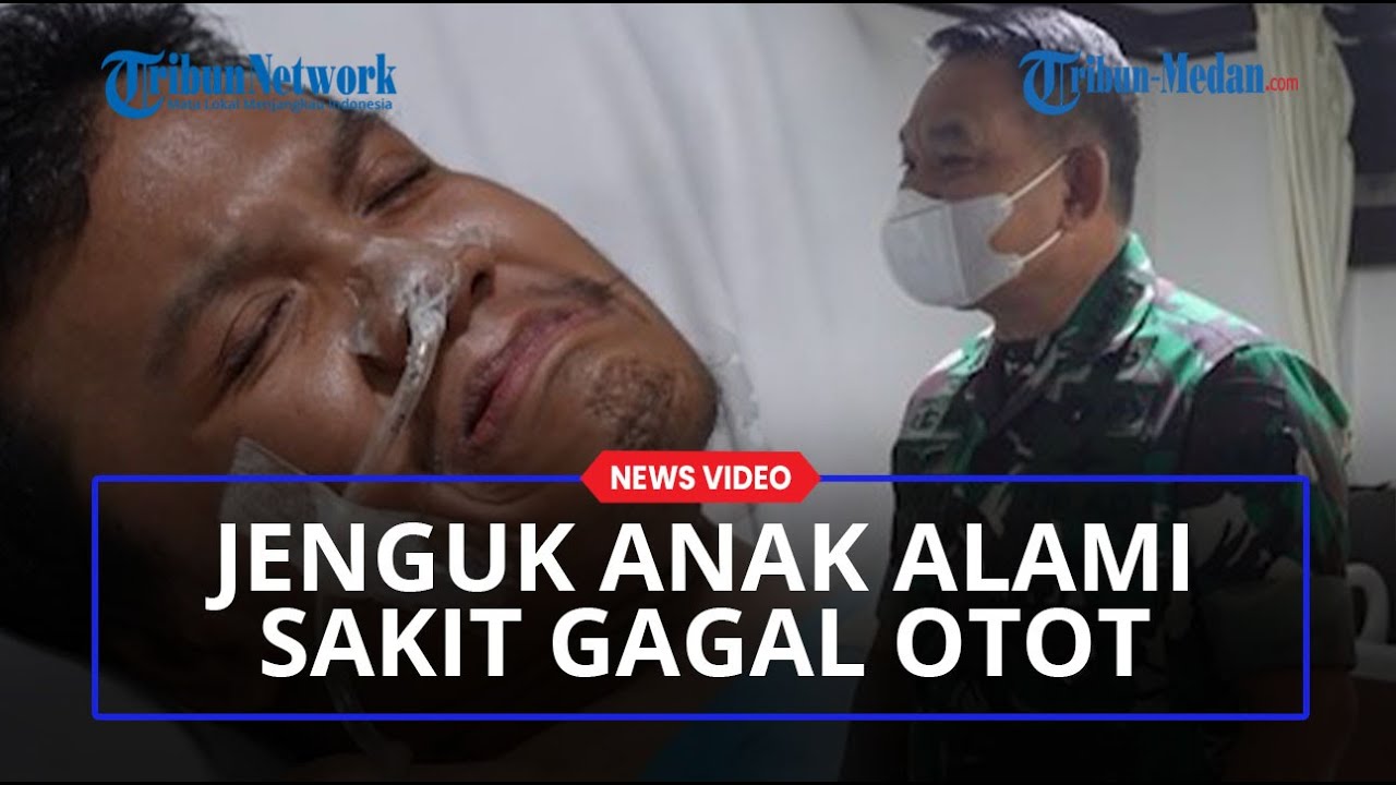 Jenderal Dudung Abdurachman Melihat Kondisi Anak Pensiun PNS TNI AD Yang Alami Sakit Gagal Otot