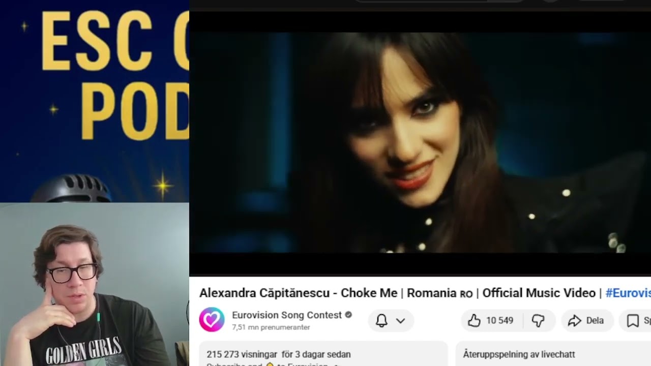 Александра Кэпитанеску - Choke Me | Румыния 🇷🇴 | Обновленная версия | #Евровидение2026 #реакция
