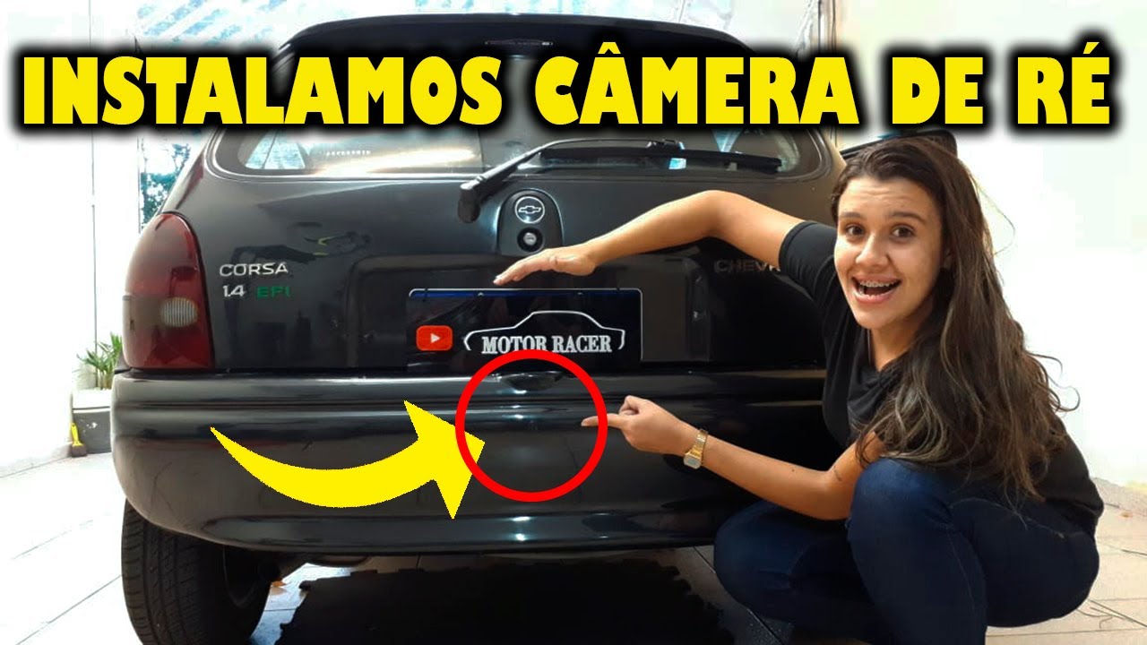 COMO INSTALAR CÂMERA DE RÉ - NUNCA MAIS BATA O CARRO DANDO RÉ 😉