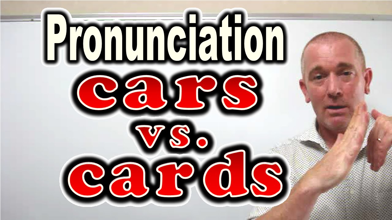 How to Pronounce CARS vs. CARDS [ ForB English Lesson ]