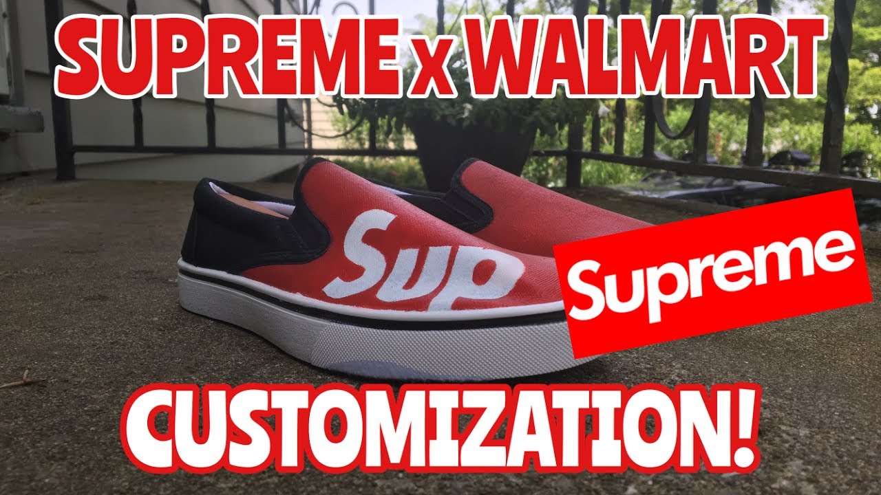 SUPREME X WALMART COLLAB CUSTOMIZATION! (Hypebeast Alert)