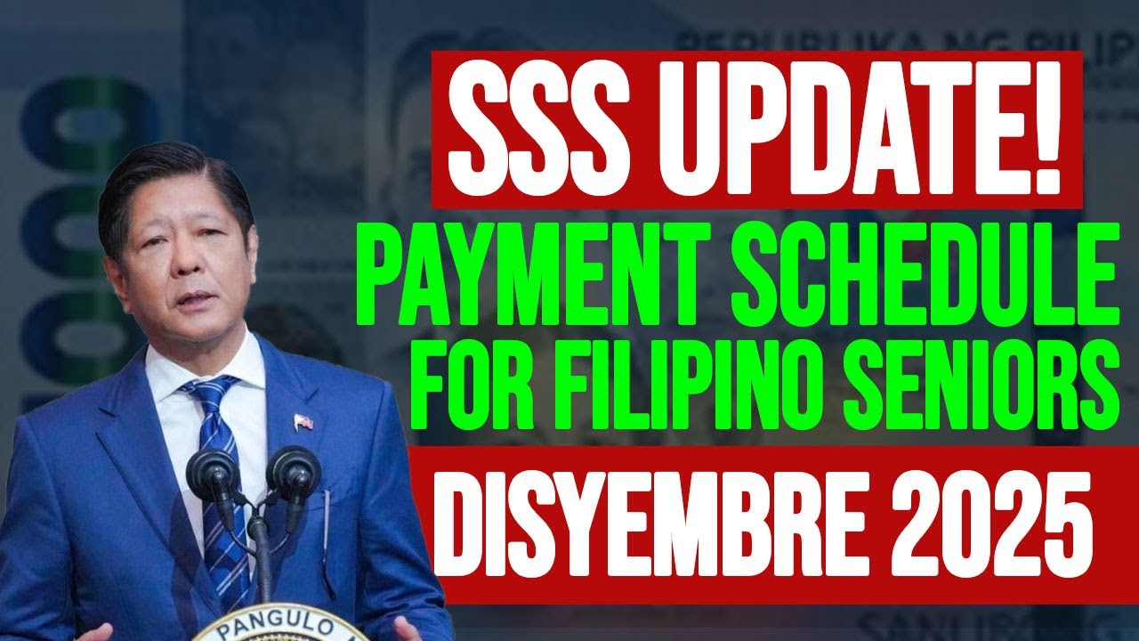 SSS Update: December 2025 Pension Release Schedule Now Out for Filipino Seniors!