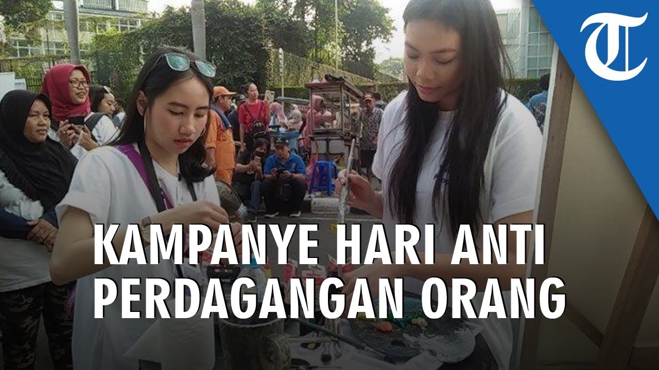 Miss Indonesia 2018 Kampanyekan Hari Anti Perdagangan Orang Internasional di Car Free Day