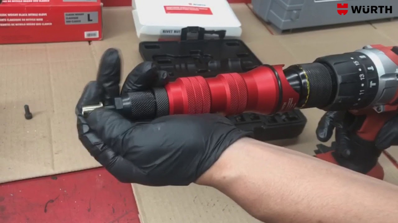 ADAPTADOR REMACHADORA DE TUERCAS PARA TALADRO WURTH 0949 550 001