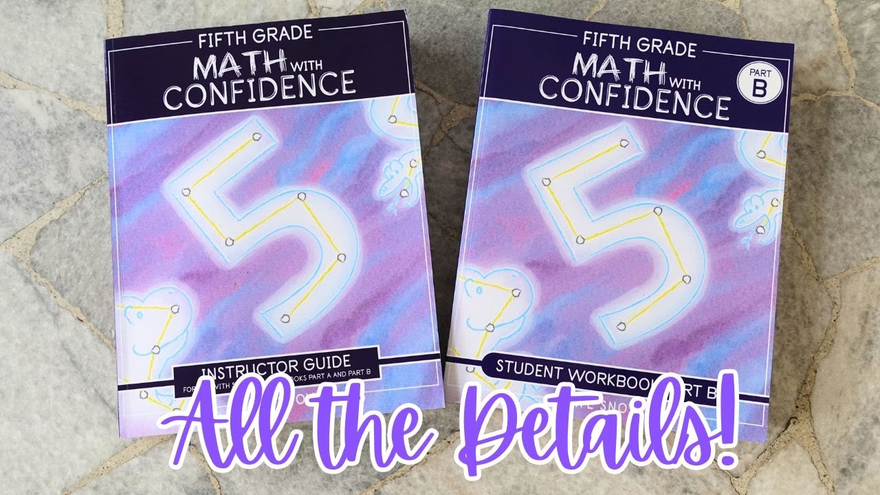 5th Grade Math With Confidence | Detailed Look Inside! | Homeschool Math Curriculum