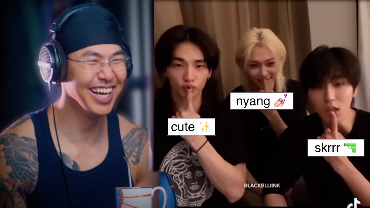 Athlete Reacts Stray Kids Being Silly for 18mins Straight